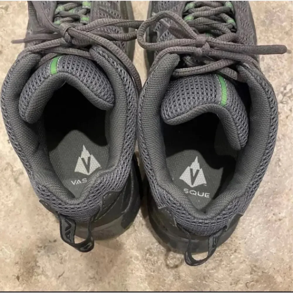 Vasque Velocity Green Gray Hiking Shoes Sneaker Gore-Tex Women 8.5